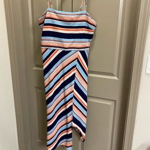 Asymmetrical midi dress